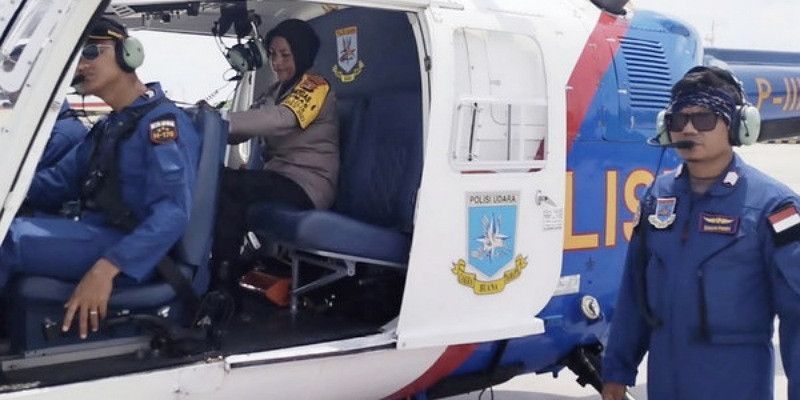 Polda Lampung Kerahkan Dua Helikopter untuk Amankan Kejuaran Selancar&nbsp;Dunia