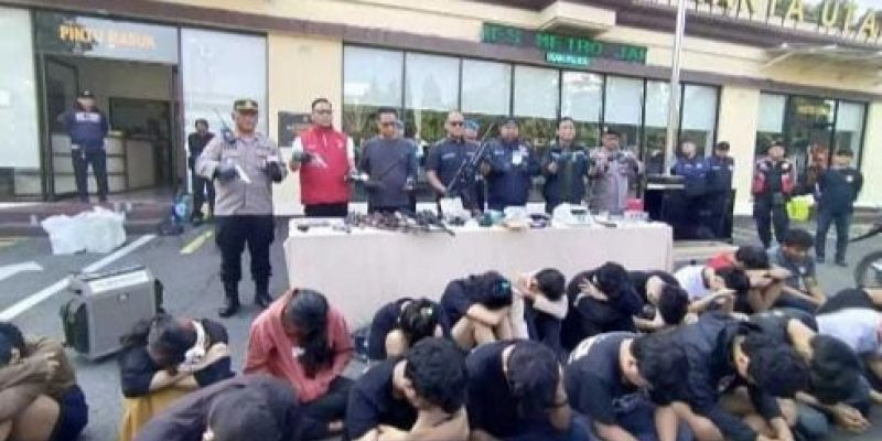 Penggrebekan Kampung Muara Bahari, 103 Gram Sabu dan 31 Orang&nbsp;Diamankan