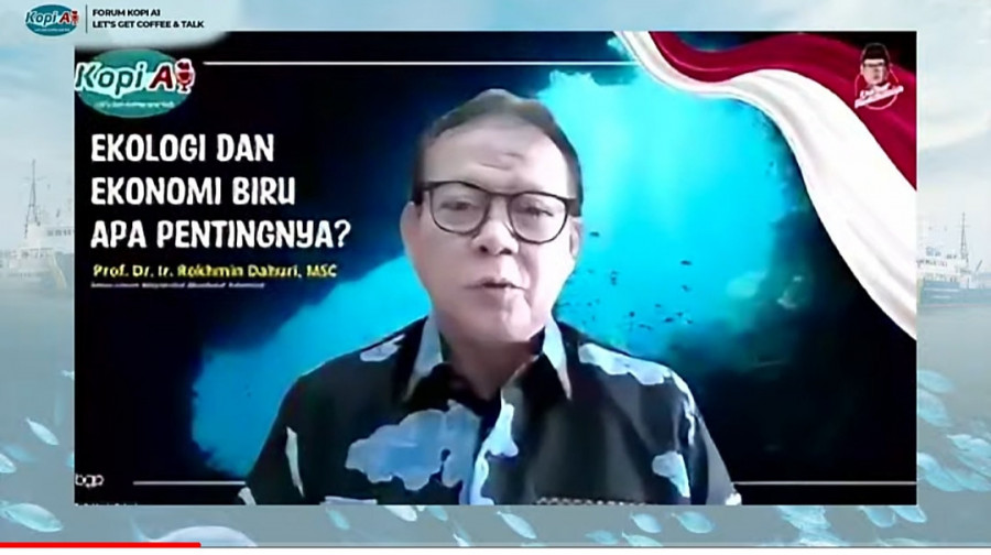 Pada Forum Kopi A1, Prof Rokhmin Dahuri Paparkan Strategi Pembangunan Ekonomi Biru Menuju Indonesia Emas 2045