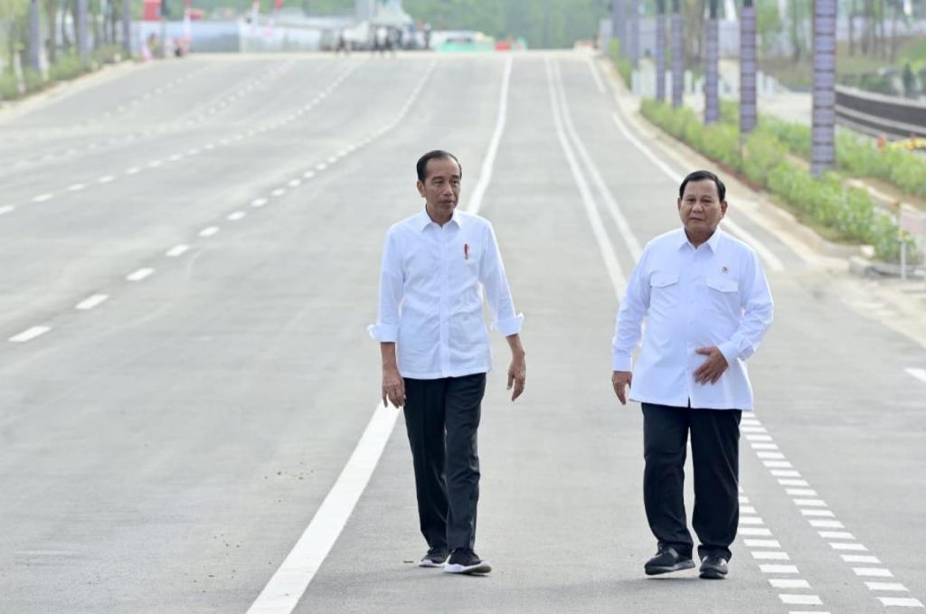 Ajak Menhan Prabowo Tinjau Progres Pembangunan IKN, Ini yang Dikatakan Presiden Jokowi